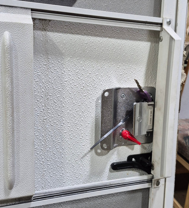 Used RV Radius Entry Door 29 5/8" W x 72" H