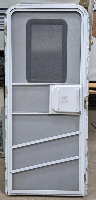 Used RV Radius Entry Door 29 5/8" W x 72" H