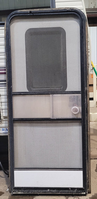 Used RV Radius Entry Door 29 5/8" x 70"