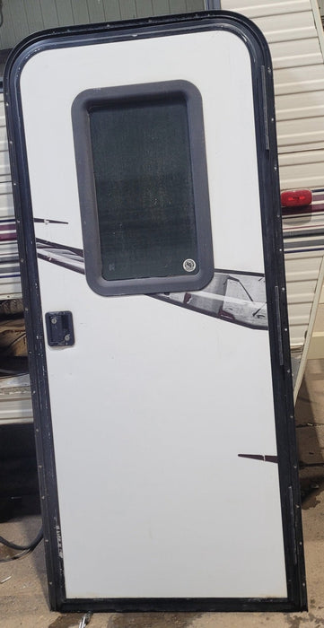 Used RV Radius Entry Door 29 5/8" x 70"