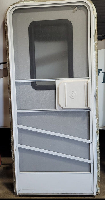 Used RV Radius Entry Door 30 1/2" X 70"