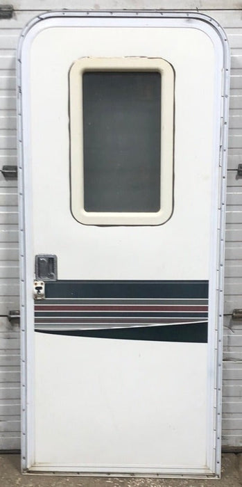 Used Rv Radius Entry Door 30 1/4 x 70 1/2