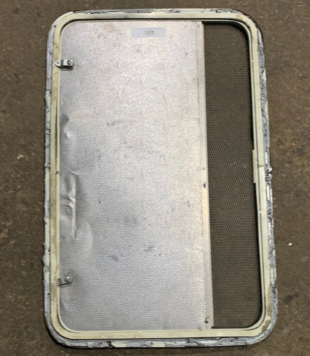 Used RV Radius Generator Cargo / compartment Door 31 3/4" x 20 1/2" x 1/2" - Young Farts RV Parts