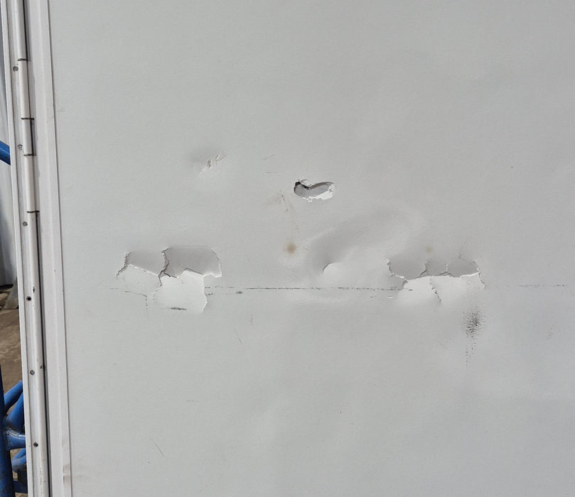 Used RV Radius Toy Hauler Garage Door 35 1/2" x 72"