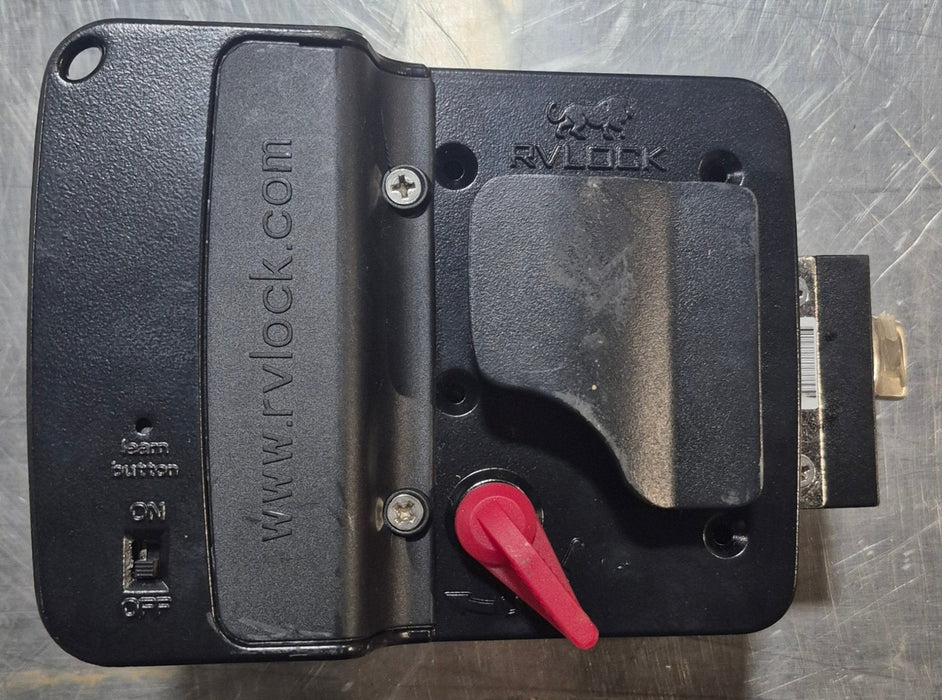 Used RV RVLocks Entry Door Lock With Deadbolt , Keyed and Keyless Entry