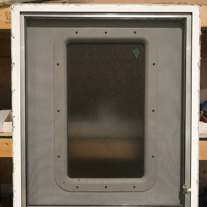 Used RV Square Corner Entry Door 26 3/4" W x 70 1/2" H