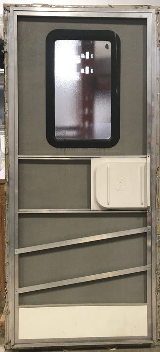Used RV Square Corner Entry Door 29 1/2" W x 69 1/2" H