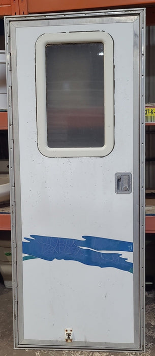 Used RV Square Entry Door 25 1/2" X 67 1/2"