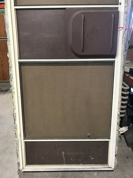 Used RV Square Entry Door 26 1/2" x 77 1/2"