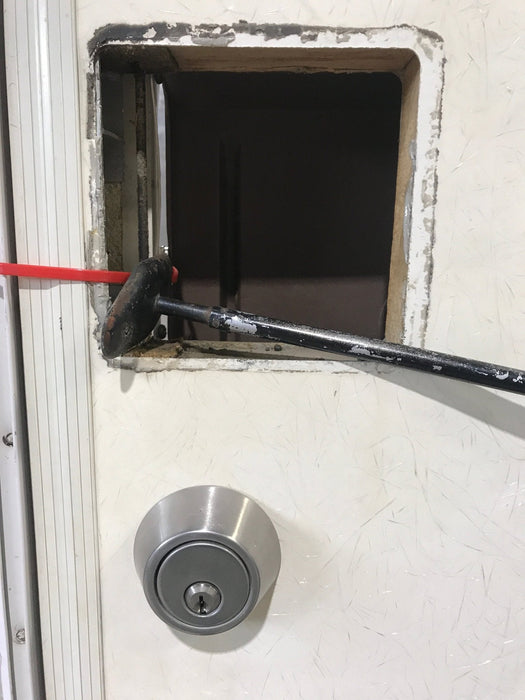 Used RV Square Entry Door 26 1/2" x 77 1/2"