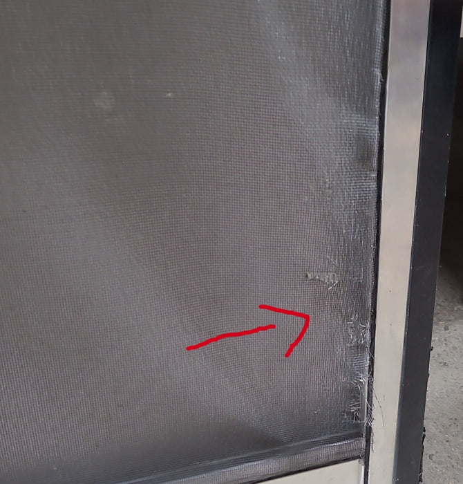 Used RV Square Entry Door 30 1/2" X 70 5/8"