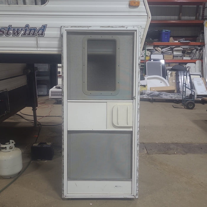 Used RV Square Entry Door 70 1/2 x 30 1/2