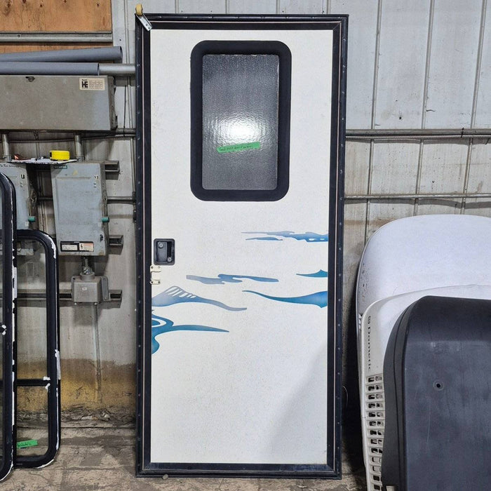 Used RV Square Entry Door - 30.375 X 70.625 X 2.25