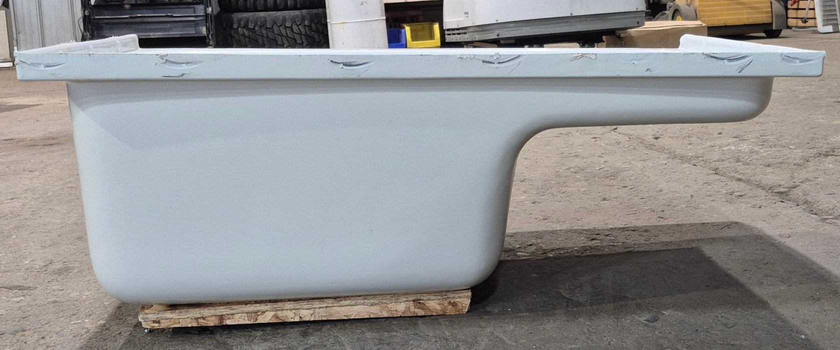Used RV Step Bath Tub 35 7/8" L x 23 3/4" D- Right Hand Drain