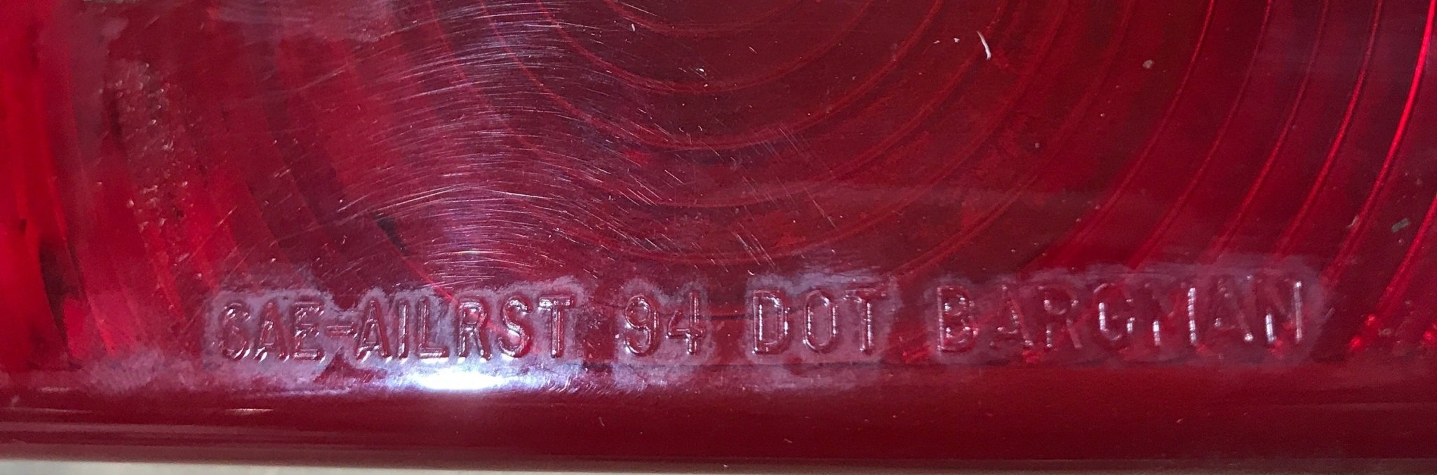 Used RV Tail Light Assembly SAE-AILRST 94 DOT