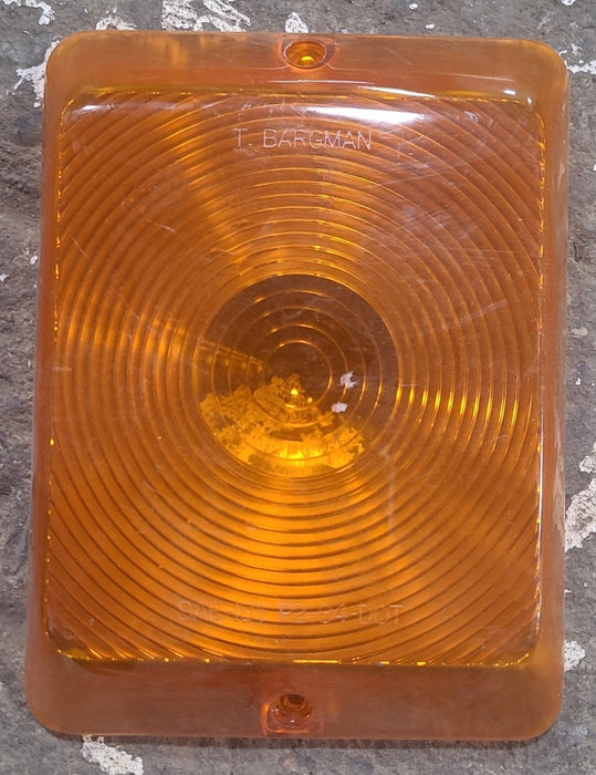 Used RV Tail Light Replacement Lens - Amber