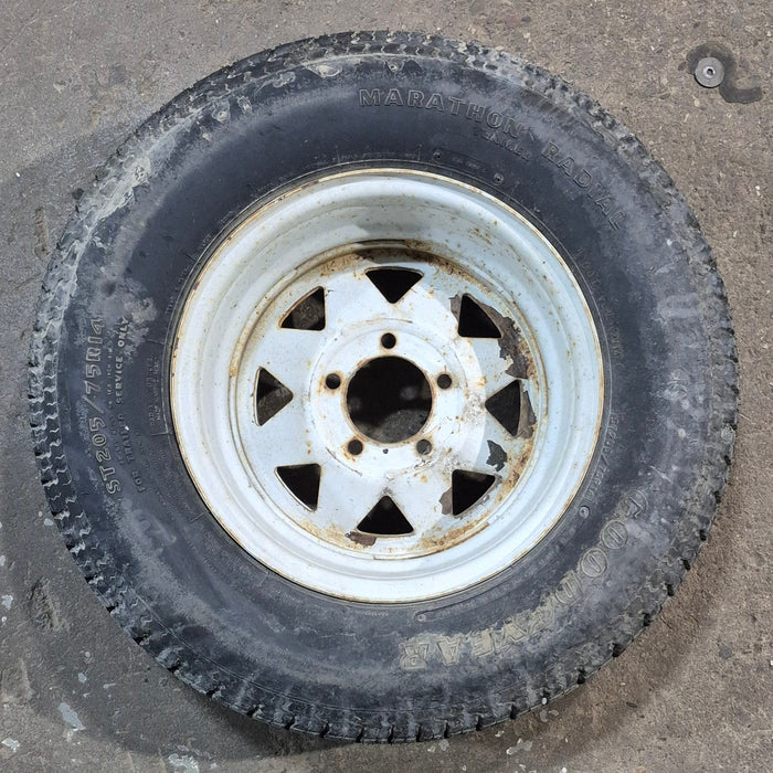 Used RV Tire & Rim 14" 5 bolt - Young Farts RV Parts