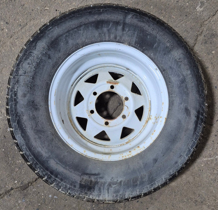 Used RV Tire & Rim 15" - 6 bolt - Young Farts RV Parts