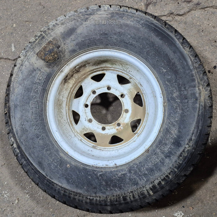 Used RV Tire & Rim 16" 8 bolt