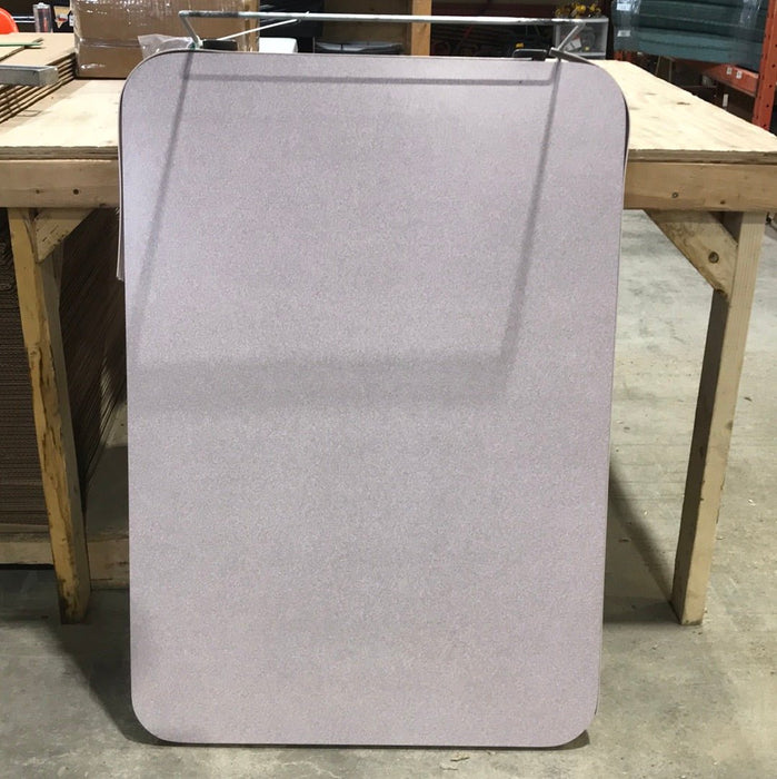 Used RV Wall Mount Table Top With Single Leg 39 1/2" L x 27 3/4" W