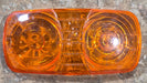 Used SAE P2 DOT 91 Replacement Lens for Marker Light - Amber - Young Farts RV Parts