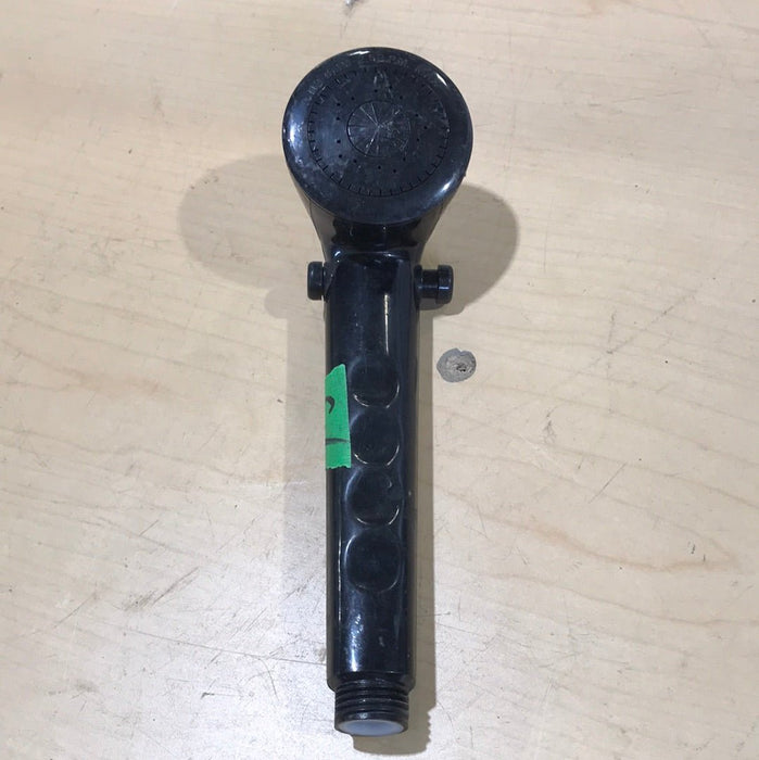 Used Shower Head Black, 7 1/2"