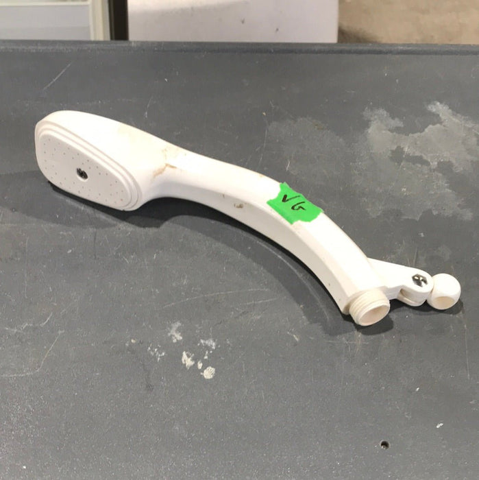 Used Shower Head, White, 8"