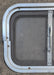 Used Silver - ish Radius Opening Window : 16 1/2 x 11 1/4" x 2" D - Young Farts RV Parts