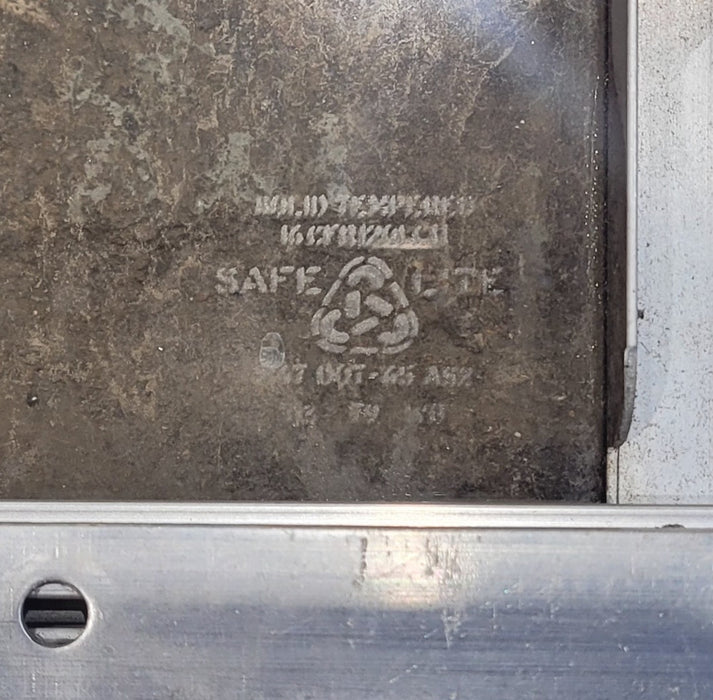 Used Silver Radius Opening Window : 51" W x 14 1/4" H x 1" D