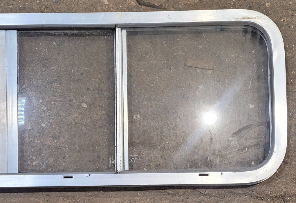 Used Silver Radius Opening Window : 51" W x 14 1/4" H x 1" D