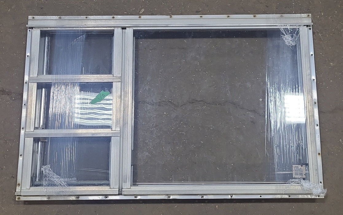 Used Silver Square Emergency Opening Window: 35 5/8" X 21 3/4" X 1 1/2" D