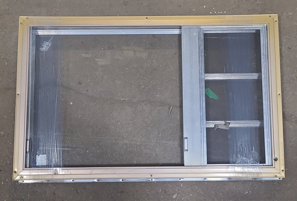 Used Silver Square Emergency Opening Window: 35 5/8" X 21 3/4" X 1 1/2" D
