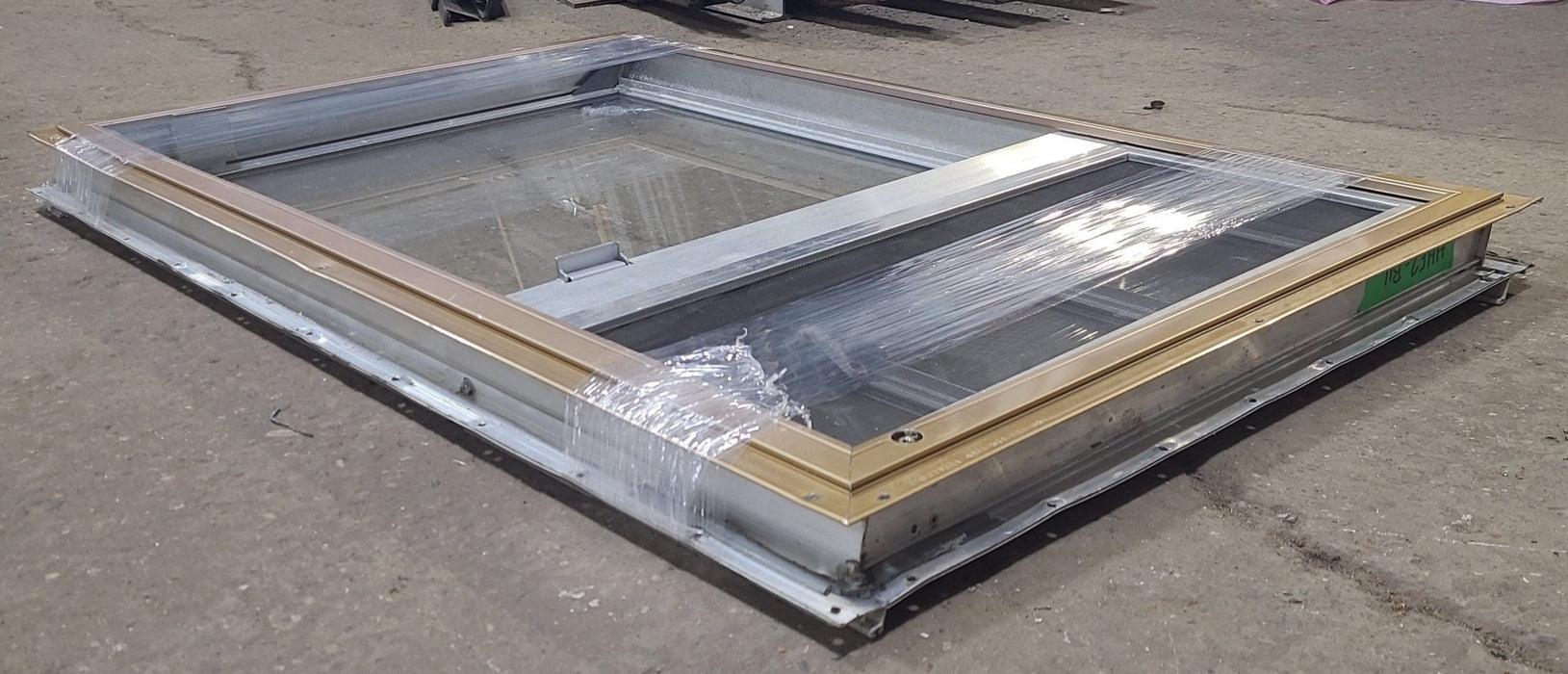 Used Silver Square Emergency Opening Window: 35 5/8" X 21 3/4" X 1 1/2" D