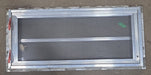 Used Silver Square Emergency Opening Window: 37 1/8" X 16 1/2" X 1 1/2" D - Young Farts RV Parts