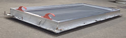 Used Silver Square Emergency Opening Window: 37 1/8" X 16 1/2" X 1 1/2" D - Young Farts RV Parts