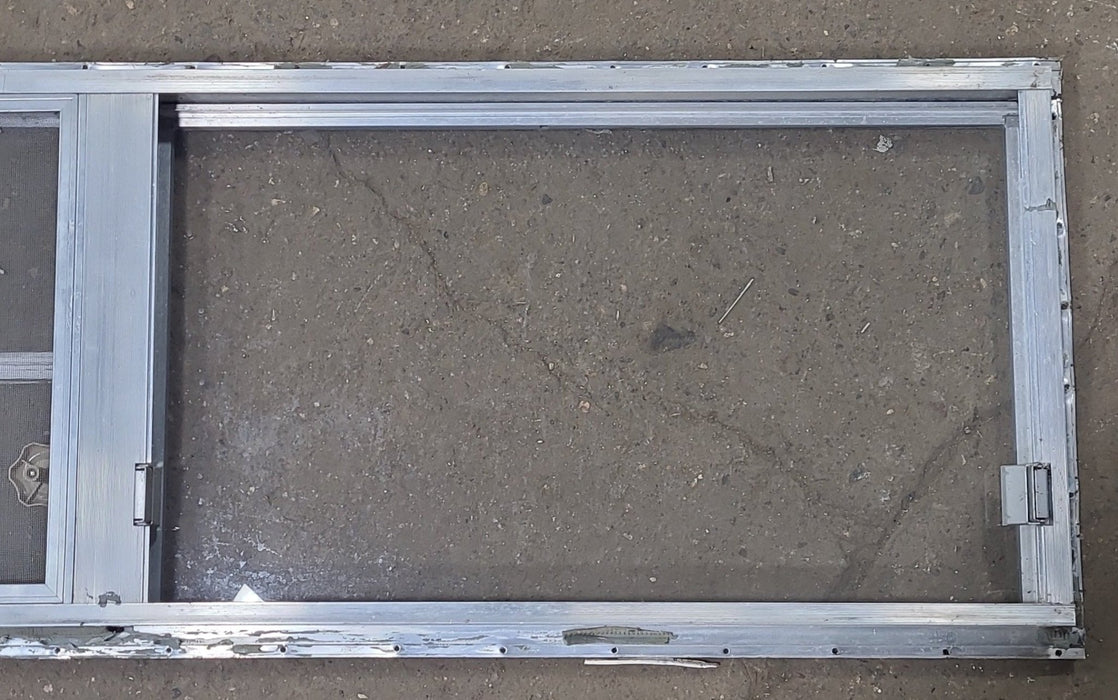 Used Silver Square Emergency Opening Window: 59 3/4" X 17 3/4" X 1 1/2" D