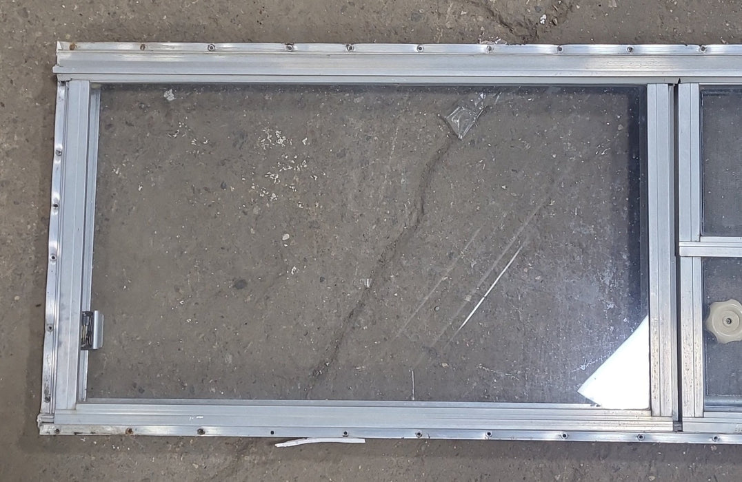 Used Silver Square Emergency Opening Window: 59 3/4" X 17 3/4" X 1 1/2" D