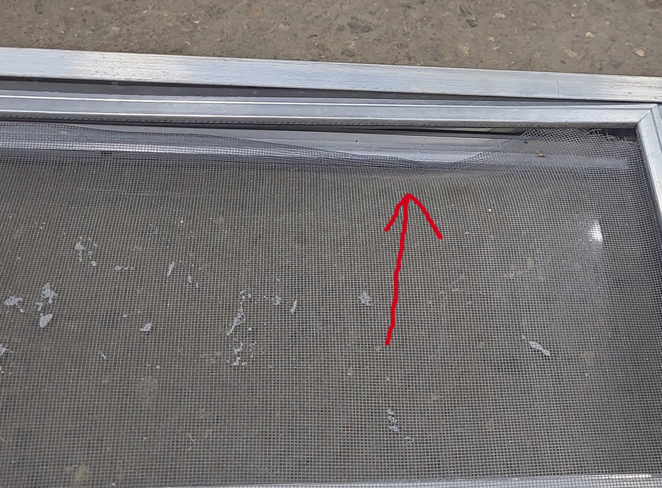 Used Silver Square Emergency Opening Window: 59 3/4" X 17 3/4" X 1 1/2" D