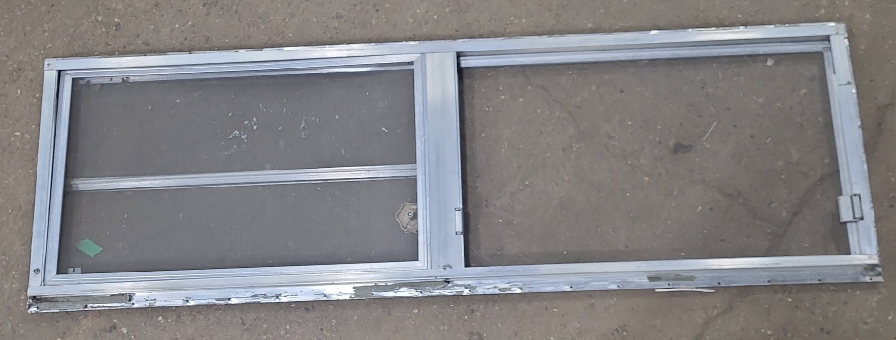 Used Silver Square Emergency Opening Window: 59 3/4" X 17 3/4" X 1 1/2" D