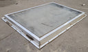 Used Silver Square Non-Opening Window: 22 5/8" X 16" X 1" D - Young Farts RV Parts