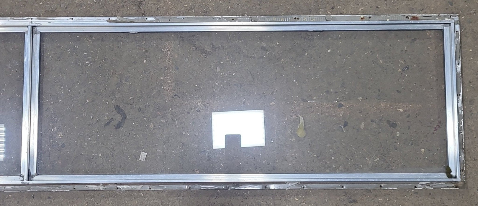 Used Silver Square Non Opening Window: 78 5/8" X 14 3/4" X 3/4" D