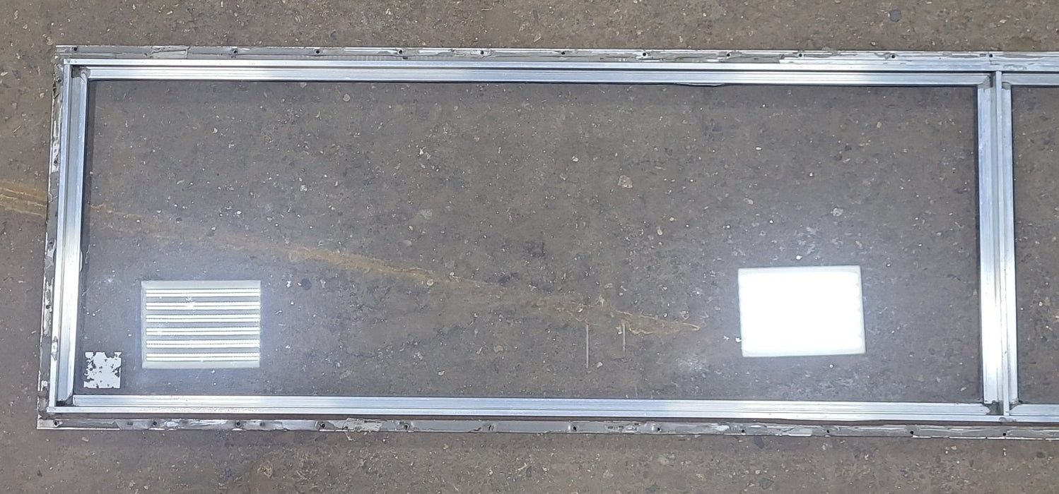 Used Silver Square Non Opening Window: 78 5/8" X 14 3/4" X 3/4" D