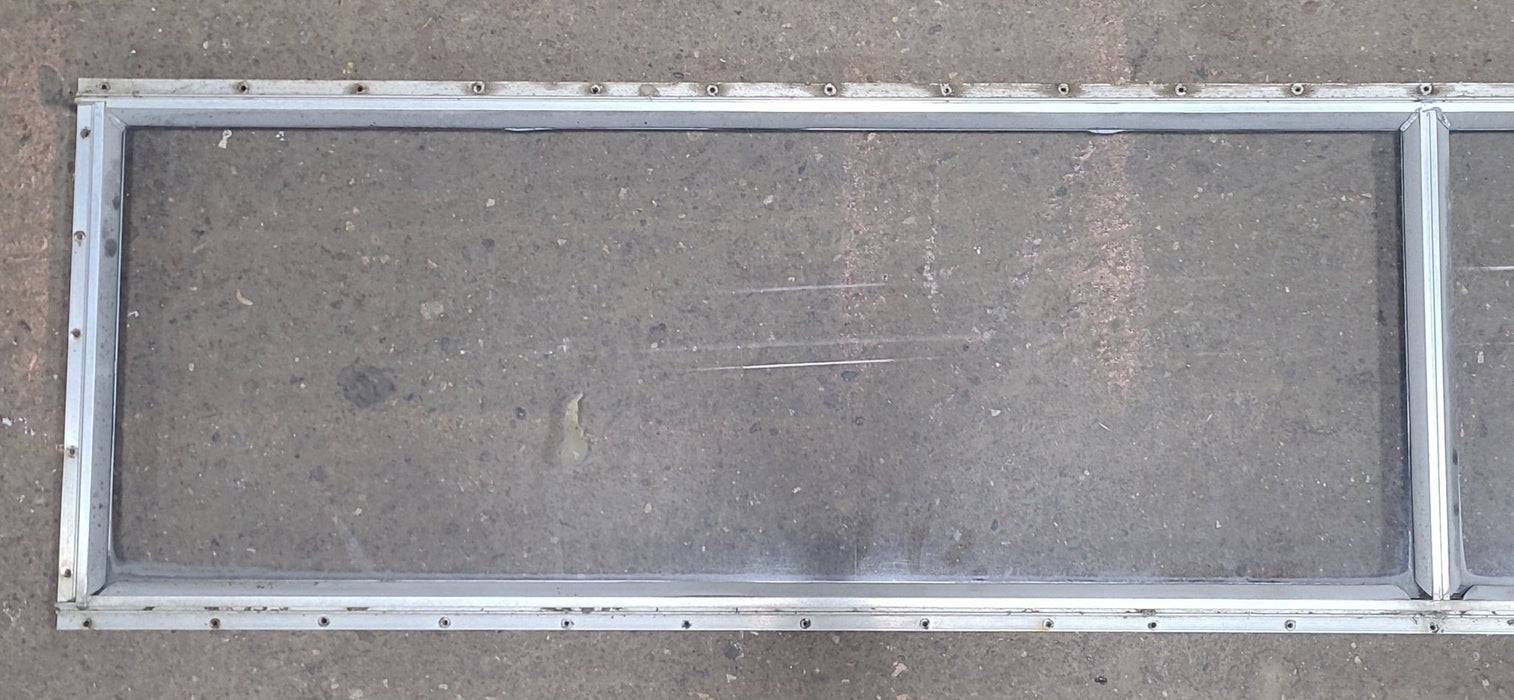 Used Silver Square Non Opening Window: 78 5/8" X 14 3/4" X 3/4" D
