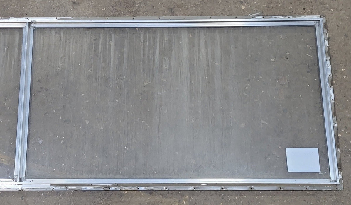 Used Silver Square Non Opening Window: 78 5/8" X 21 3/4" X 3/4" D