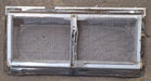 Used Silver Square Opening Window: 13 3/4" W x 6" H x 7/8" D - Young Farts RV Parts