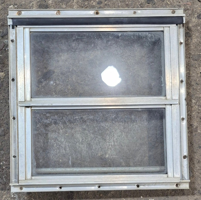Used Silver Square Opening Window: 14 5/8" W x 15" H x 1 1/2" D