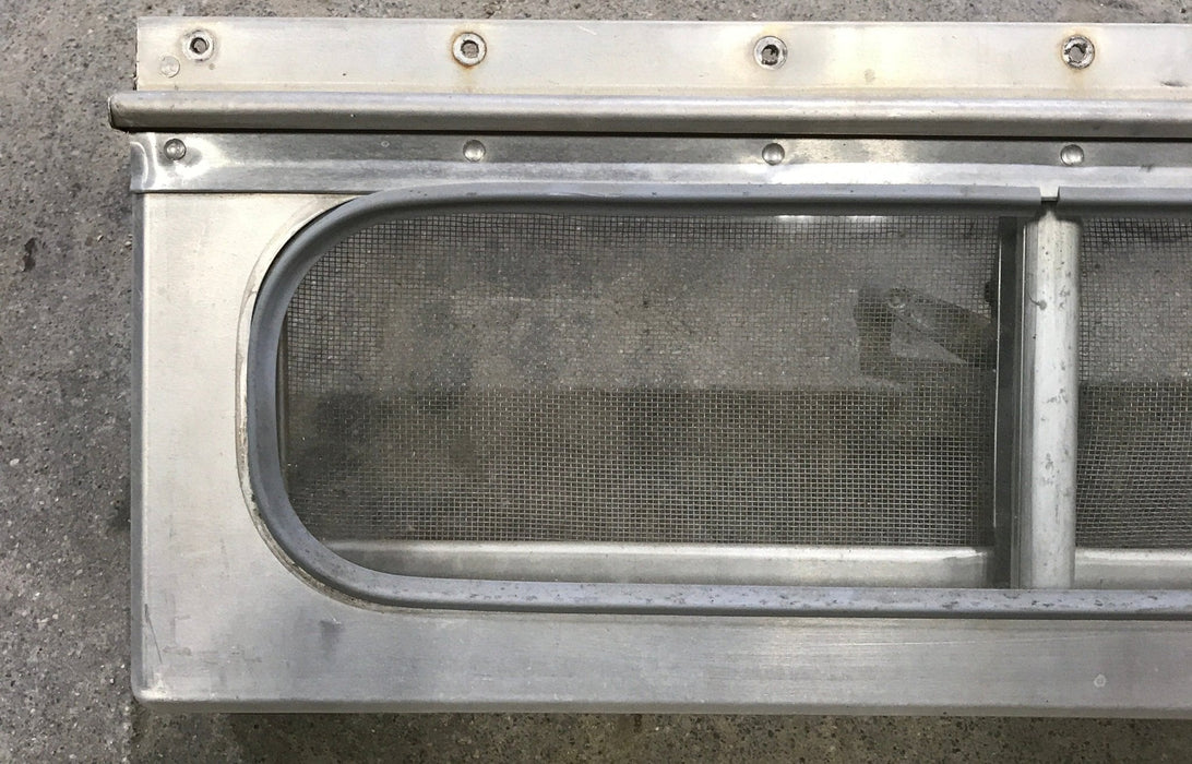 Used Silver Square Opening Window: 17 3/4" W x 5 1/2" H x 3/4" D