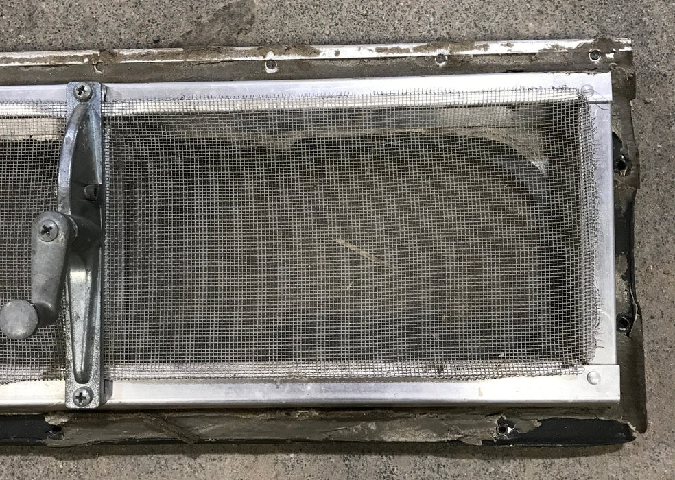 Used Silver Square Opening Window: 17 3/4" W x 5 1/2" H x 3/4" D