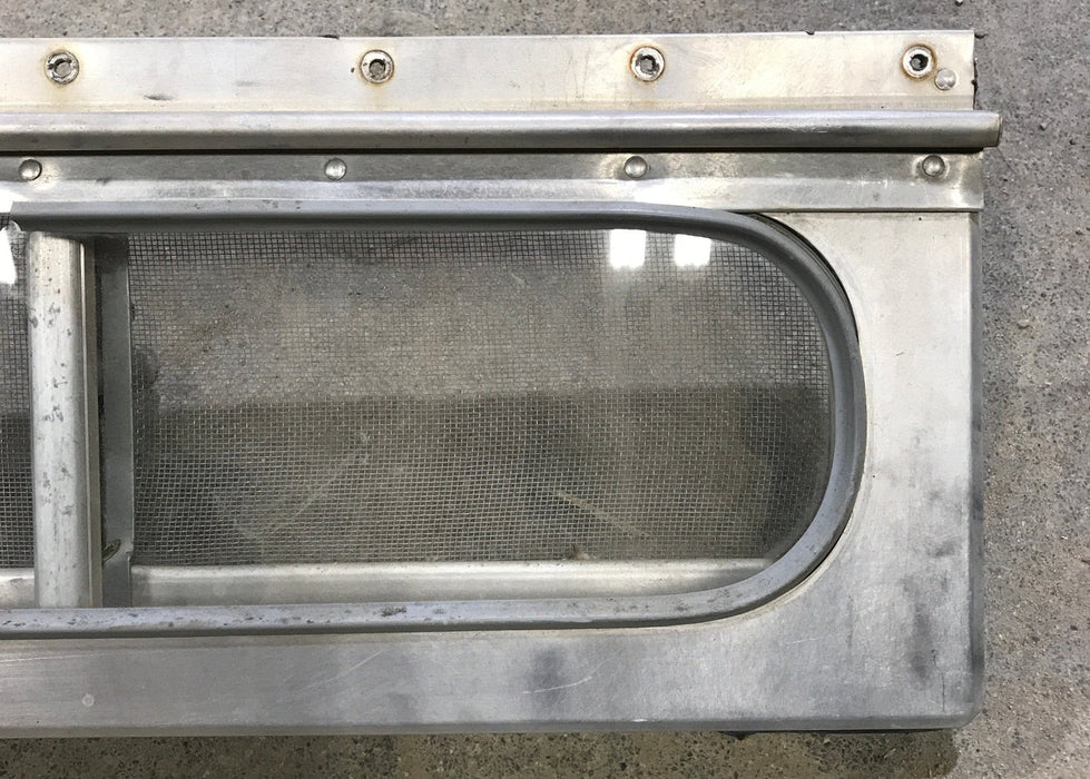 Used Silver Square Opening Window: 17 3/4" W x 5 1/2" H x 3/4" D