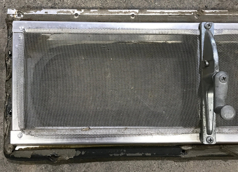 Used Silver Square Opening Window: 17 3/4" W x 5 1/2" H x 3/4" D